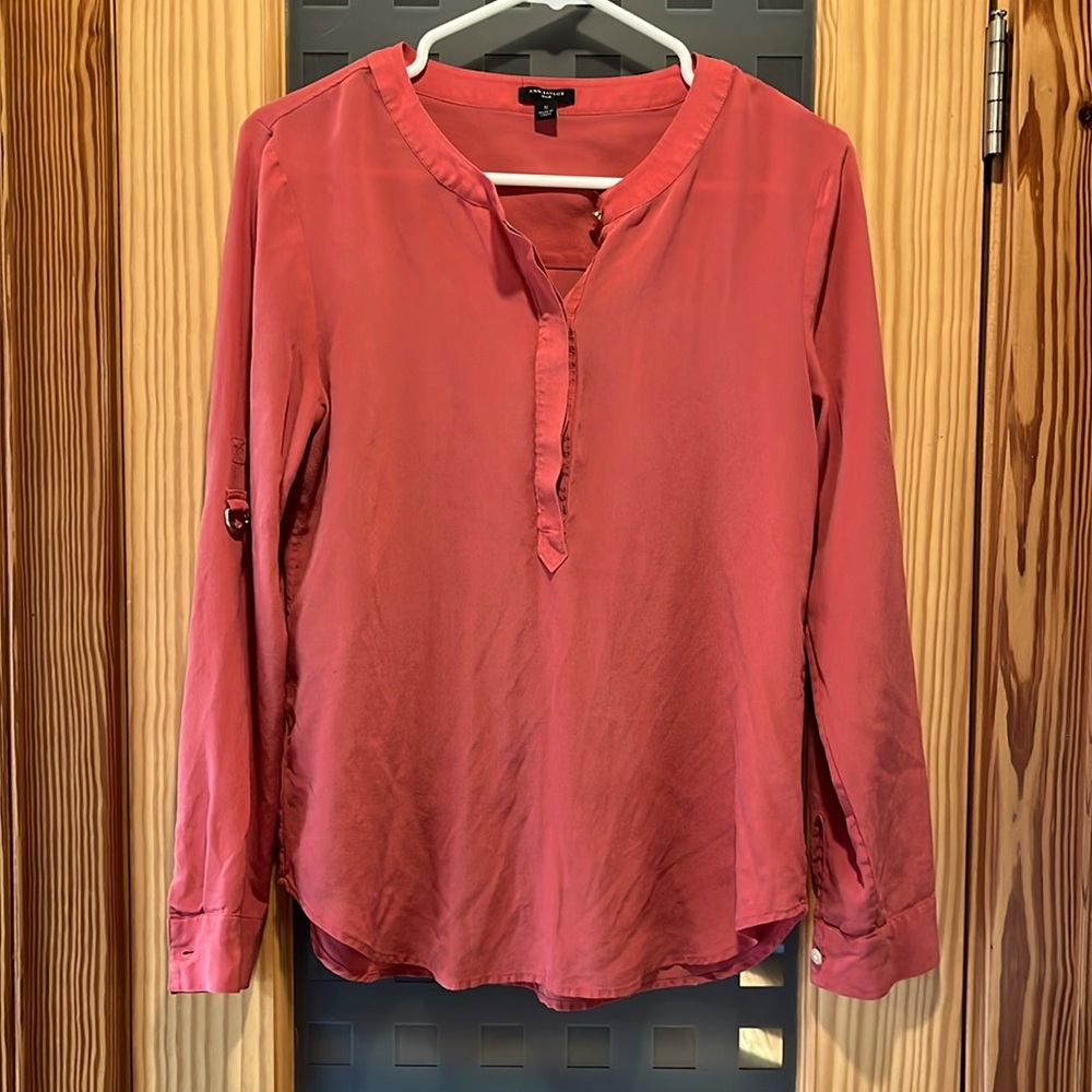 Women’s J.Crew Silk 1/2 button up blouse